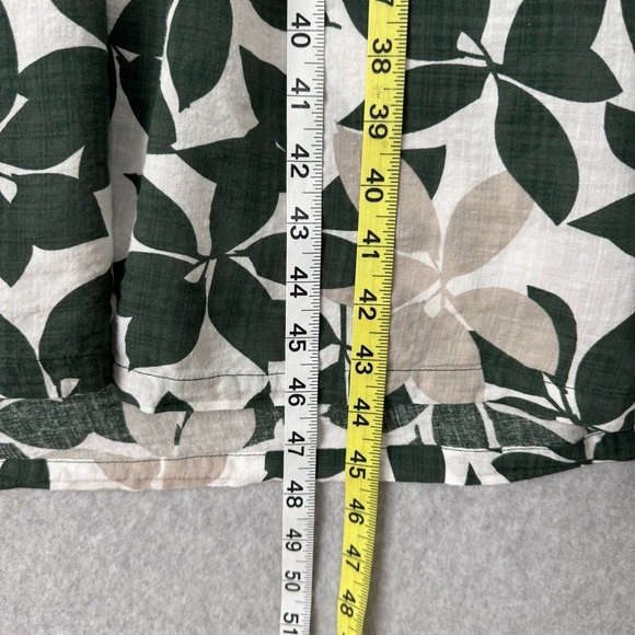 Buykud Dress Womens Large Maxi Green White Gray Cottagecore Oversize Lightweight - Picture 16 of 16